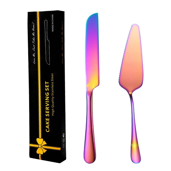 Anckoeil Kitchen Utensils and Gadgets Cutlery Set 2-Piece Stainless Steel Cutlery Set Knife Spoon Set Cutlery Set Mirror Polished Edges