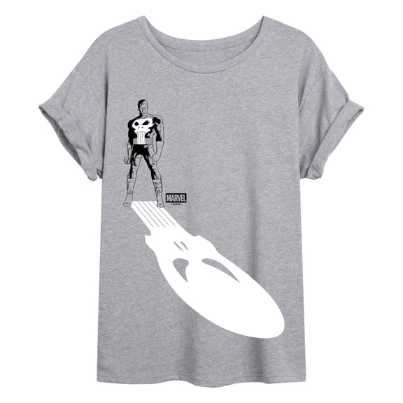 Punisher - Shadow Light - Juniors Oversized Graphic T-Shirt