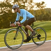 Marknig Road Bike, 21 Speed 700C Wheel with Light Aluminum Alloy Frame Commuter Bicycle with Dual Disc/V Brakes for Men and Women, Red
