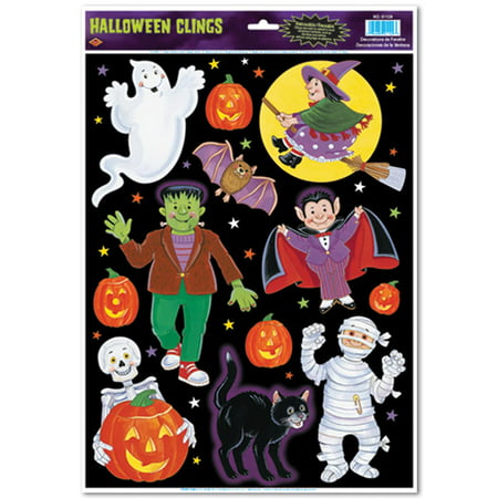 Halloween Character Clings by Beistle Company