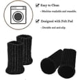 thumbnail image 5 of Pack of 24 Chair Leg Socks, Furniture Socks with Felt Pads, Elastic Knitted Furniture Booties, Double Layered, Non-Slip Floor Protection Chair Protect, 5 of 5