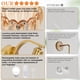 thumbnail image 4 of Lámpara de pared VerRon Amber Glass, control remoto inalámbrico de 15 colores, 4 of 9