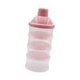 thumbnail image 4 of Estuche para leche en polvo, botes para fórmula en polvo, caja para almacenar alimentos con tapa segura, latas de leche para fruta Rosa, 4 of 10