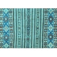 thumbnail image 1 of Ahgly Company Indoor Rectangle Abstract Light Blue Modern Area Rugs, 2' x 4', 1 of 4