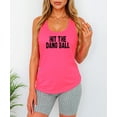 thumbnail image 4 of Hit The Dang Ball Tank Top for Women & Teens Trendy Baseball Sleeveless Tee Neon Pink Tank Top Medium, 4 of 4