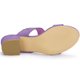 thumbnail image 5 of Sandalias Correas Dobles Talón De Bloque Punta Abierta Para Mujeres Morado 39, 5 of 6