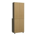 thumbnail image 6 of Inval 6-Shelf Storage Shelf Unit, Gray Smoke Oak, 6 of 9