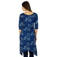 thumbnail image 3 of Bimba Womens Asymmetrical Kurta Regular Fit Cotton Kurti Tunic With Pockets, 3 of 8