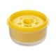 thumbnail image 5 of Bearachild Separador de huevos, soporte de gran capacidad, tamiz de filtro, huevos, yema blanca, divisor reciclado, separación para hornear, cocina, Amarillo 2piezas Bearachild CBP209323, 5 of 6