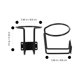 thumbnail image 2 of unbranded 2Ud Soporte Negro Para Vasos De Robusto Fácil Instalación Sin Herramientas, 2 of 8