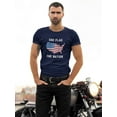 thumbnail image 2 of One Flag, One American Nation T-Shirt Men -Smartprints Designs, Male 3X-Large, 2 of 4