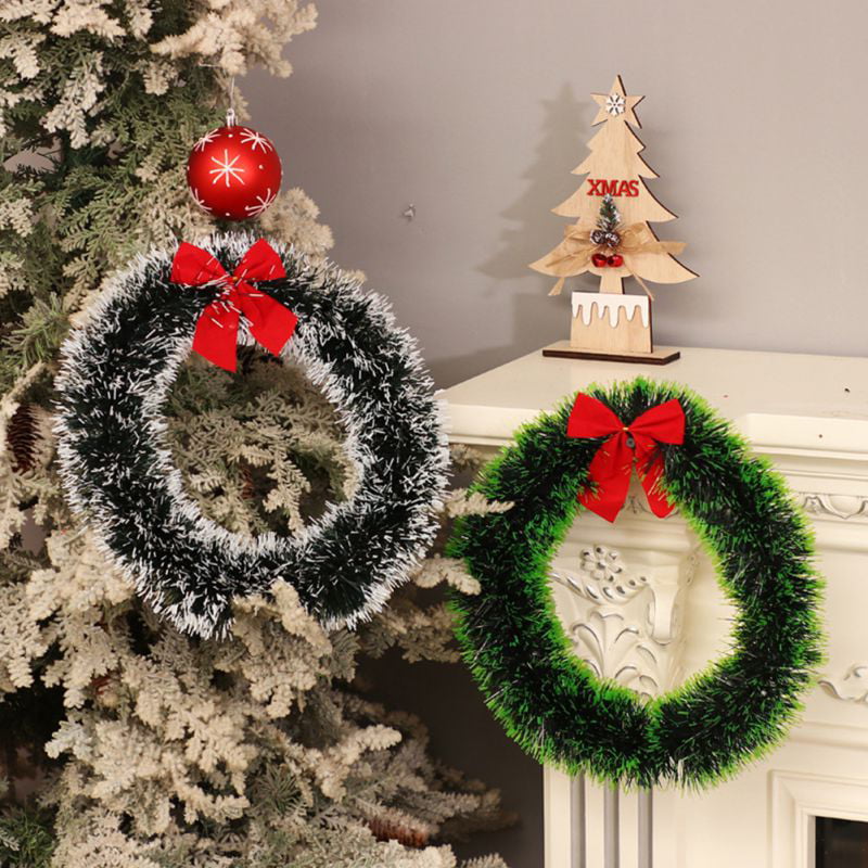 Christmas Decorations Rattan Wreath Snowman Rattan Ring Pendant Christmas  Tree Garland Wall Hanging Ornament | Fruugo BH