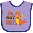 thumbnail image 3 of Inktastic I'm Hot Stuff- Cute Dragon Boys or Girls Baby Bib, 3 of 4