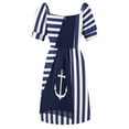 thumbnail image 7 of Sailor Stripes With Anchor Dress elegant women's sets women party dresses party dresses women, 7 of 7