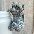 thumbnail image 3 of POINTERTECK Dragon Statues 4Pcs Small Baby Dragon Statue Dragon Garden Statues, 3 of 7