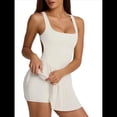 thumbnail image 2 of Vestido Deportivo Plisado Fluido de Tenis para Mujer, Minivestido de Golf de Verano Sin Mangas y Sin Espalda. Diamante S, 2 of 8