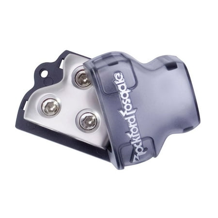 - ROCKFORD FOSGATE RFD1 0/1/4-Gauge Ga AWG Car Audio Distribution Block 1-In 2-Out