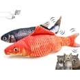 thumbnail image 1 of 2 Pack Flopping Fish Cat Toys for Indoor, Electric Moving Fish WD.WDQZL Hogar, 1 of 1