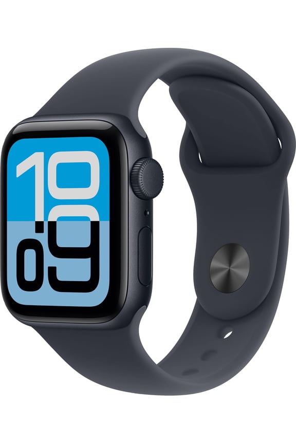 Pre-Owned Apple Watch SE 3 [GPS 40mm] Smartwatch with Midnight Aluminum Case with Midnight Sport Band - S/M