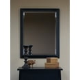 thumbnail image 4 of Kira Home Revel Metropolis 30"x 24" Large Modern Rectangle Metal Frame Beveled Mirror + Industrial Bronze Finish, 4 of 7