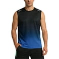 thumbnail image 2 of UAYOTSE Men Summer Men Shirt Breathable Loose Fit Athletic Tank Tops for Swimming Running Party,Sizes L, 2 of 9