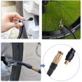 thumbnail image 4 of 2PCs Air Inflator Hose Adapter Convert Twist On Connection to Lock On Connection Locking Air Chuck with Air Hose and Standard Tire Valve Fine Thread, 4 of 5