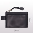 thumbnail image 2 of Dsseng Clear mini Transparent nylon mesh zipper storage bag ID bank card credit card organizer pocket portable purse cute wallet keys earphone zipper pouch, 2 of 5