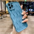 thumbnail image 3 of Water Ripple Pattern Case for iPhone 11 Pro Max Soft TPU Shockproof Camera Protective Back Cover for Women Girl Curly Wave Frame Phone Case for iPhone 11 Pro Max 6.5 Inch Blue, 3 of 12