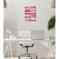 thumbnail image 4 of Pink Motivational Wall-Decor - Inspirational Canvas Poster - Inspirational Wall Art For Bedroom Girls Ready To Hang Size 16" x 12", 4 of 7