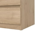 thumbnail image 5 of Tvilum Scottsdale 3 Drawer Chest Dresser for Adults, Jackson Hickory, 5 of 15
