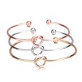 thumbnail image 1 of Silver Plated 3-Pack Knot Bangles, 1 of 3