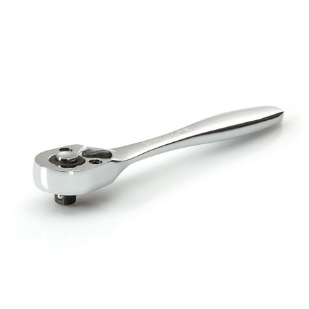 Drive Professional Thumbwheel Ratchet - TEKTON 1/4 Inch Drive x 5 Inch Low Profile Polished Ratchet | 14931