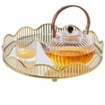 thumbnail image 3 of Metal Decorative Gold Mirror Tray Perfume Tray Mirror Vanity Tray Dresser Tray, 3 of 12