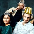 thumbnail image 2 of Tumao New Years Eve Decorations 2026 Party Accessories, New Year Party Hats, Headbands, Bead Necklace, Balloon, Partyy Blowouts for Black Gold New Years Eve Decorations 2026, NYE Decorations, 2 of 9