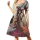 thumbnail image 2 of s y Espirales - Vestido Orquídea de Manga Corta Vestido Largo de Mujer Vestidos de Fiesta, 2 of 7