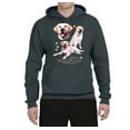 thumbnail image 2 of If It's Not a Yellow Lab It's Just a Dog Gift | Mens Dog Lover Hooded Sweatshirt Graphic Hoodie, Charcoal, Small, 2 of 3