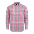 thumbnail image 2 of Chaps Men's and Big Men's Long Sleeve Classic Fit CVC Woven Shirt, Sizes S-3XL, 2 of 7