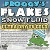 4 Gallon Case - GOLD UV BLACKLIGHT REACTIVE Snow Juice Machine Fluid - Froggys Flakes - Evaporative Formula