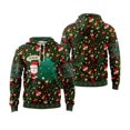 thumbnail image 5 of Sudadera con capucha navideña con estampado completo para hombres y mujeres, sudadera con capucha con gráfico de Papá Noel, sudaderas holgadas de gran tamaño, ropa para hombres, 5 of 5