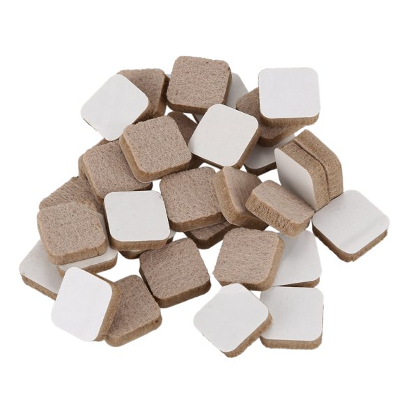 Felt Floor Furniture Protector Pads Chair Table Legs Protector 32 Pieces Khaki,32 x Felt Protector Pads,Khaki