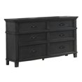thumbnail image 3 of Sandy Platform Cappuccino Wood 3 Piece Bedroom Set in California King, 3 of 5