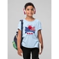 thumbnail image 2 of Independence Day U.S.A T-Shirt Juniors -Image by Shutterstock,  Large, 2 of 4