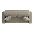 thumbnail image 4 of Homesvale Copeland Small Space Sofa, Textured Taupe Chenille Fabric, 77" W, For Living Room, 4 of 8