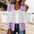 thumbnail image 2 of Wyongtao Womens Button Up Sweaters Soft Knitted V Neck Long Sleeve Solid Color Cardigan Casual Dressy Fall Winter Tops (XS, Purple), 2 of 5