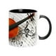 thumbnail image 2 of ¡Precios Bajos!, Taza de cerámica negra con interior de violín Akmoler, 2 of 6
