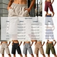 thumbnail image 4 of Tqcoqu Women's Lightweight Hiking Cargo Shorts,Quick Dry Athletic Shorts for Camping Travel Golf with Pockets,Army Green Women's S-XXXL, 4 of 7