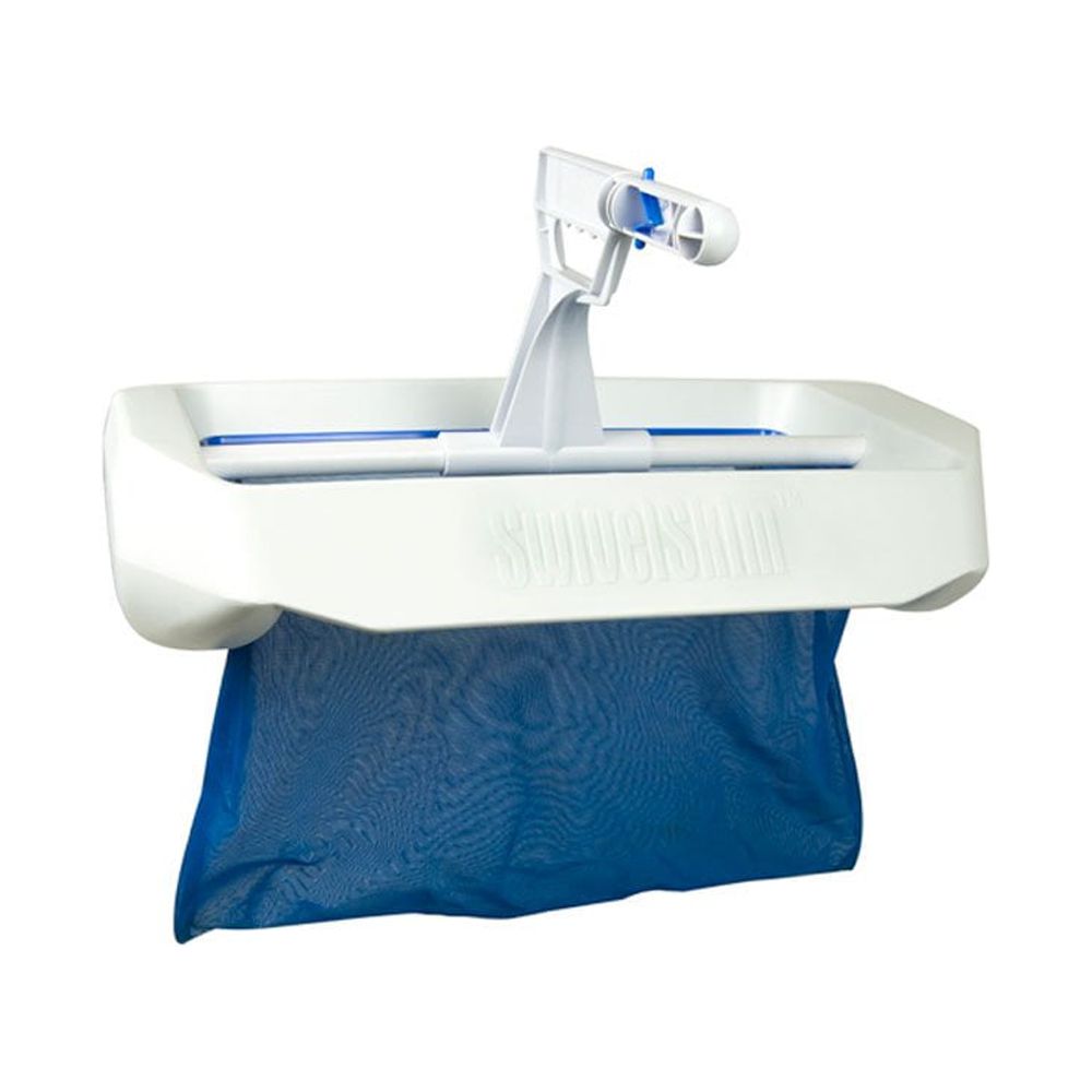 Poolmaster Swivel Skim Elite - Bi-Directional Floating Swimming Pool and Spa Skimmer/Rake with Mesh Net