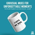 thumbnail image 2 of I Love It When My Wife Lets Me Go Golfing Funny Golf Gifts For Husband From Wife Player Lover Novelty Drinkware Ceramic Mug 11 oz White, 2 of 8