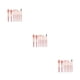 thumbnail image 4 of Minnieouse 8 Pieces/Set Facial Makeup Brush Eye Eyebrow Portable Blush Up Tools Shadow Foundation Cosmetics Brushes Powder Make Type1, 4 of 6