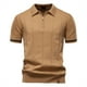 thumbnail image 2 of pstuiky Camisas casuales de manga corta para hombre, Suéter informal de manga corta con cuello vuelto, cómodo y liso para hombre camisetas de hombre m, 2 of 4